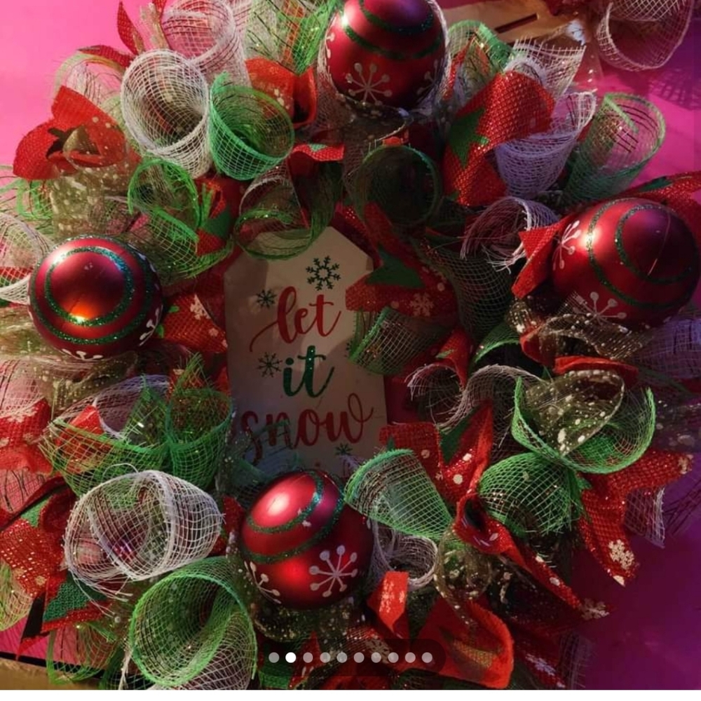 The "Jingle Wreath",A beautiful wreath made just for you.